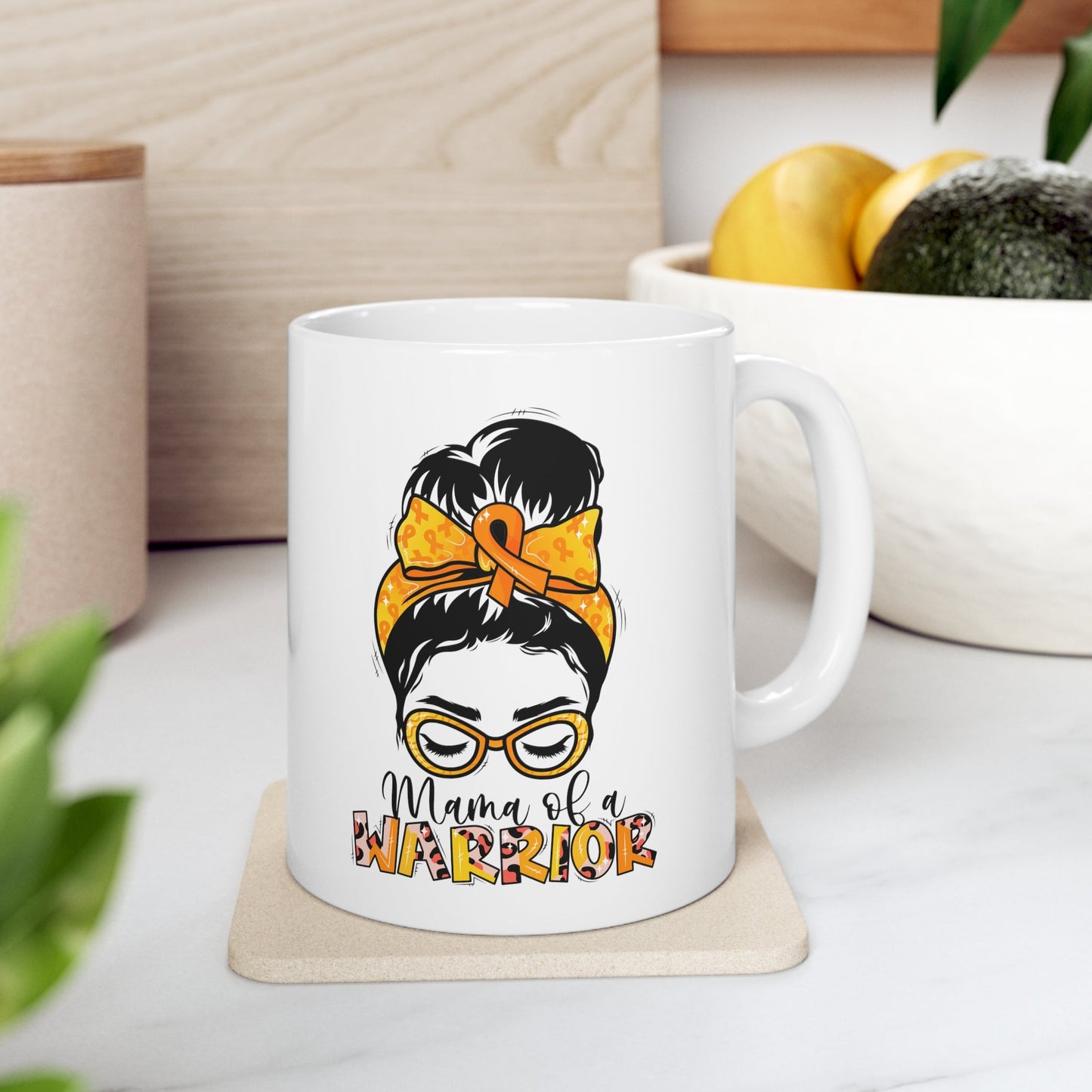 Mama of a Warrior Ceramic Mug 11oz