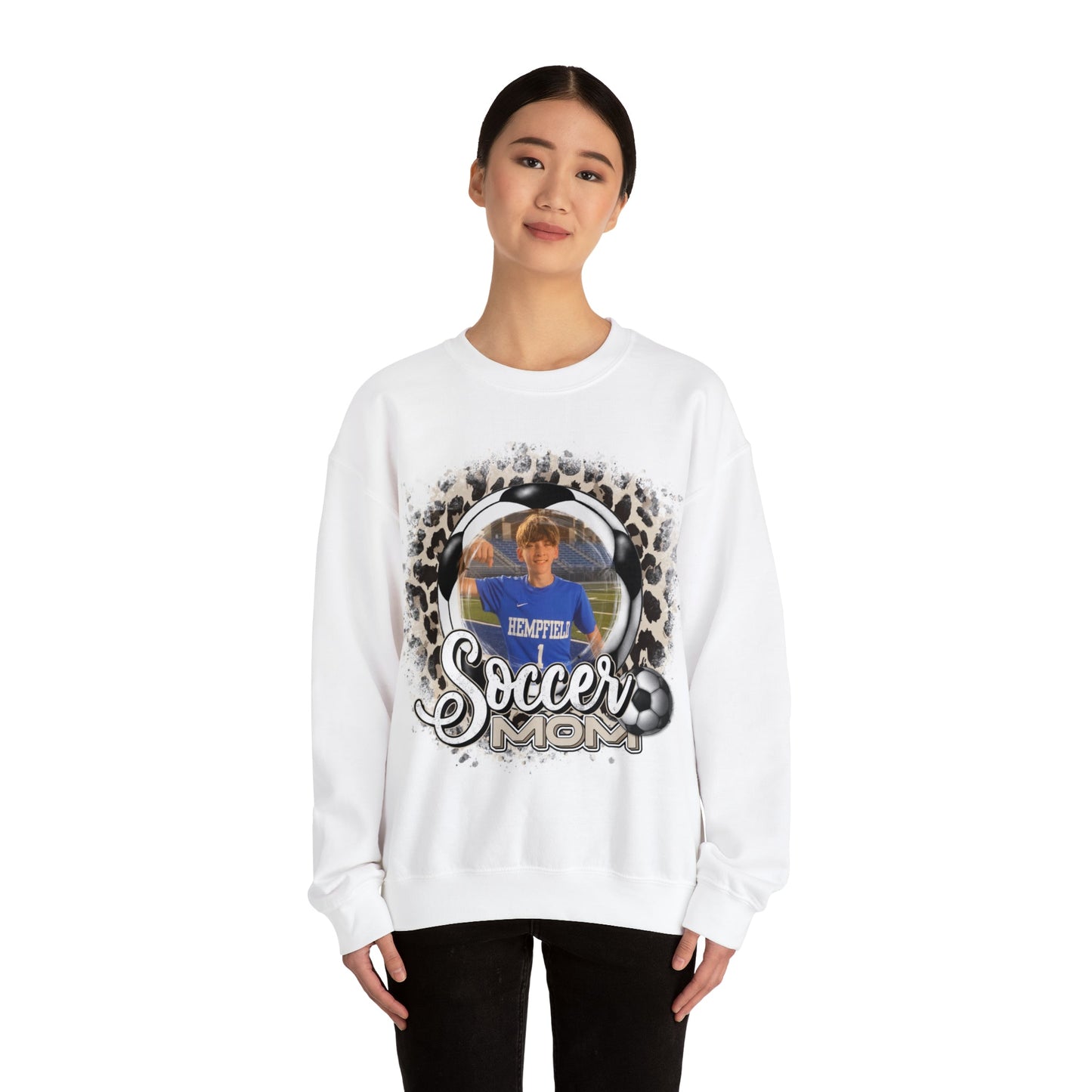 Custom Soccer Mom Heavy Blend™ Crewneck Sweatshirt