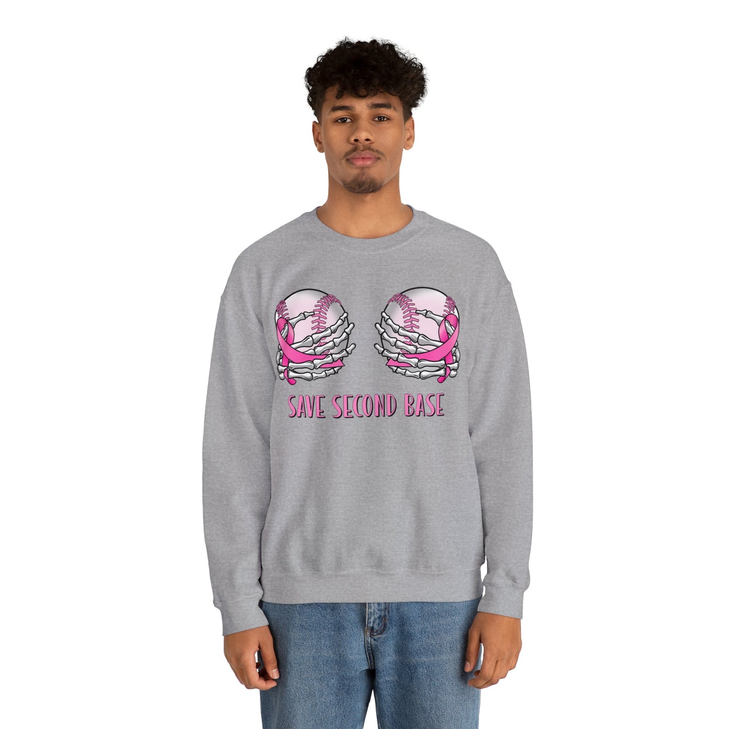 Save Second Base Heavy Blend™ Crewneck Sweatshirt