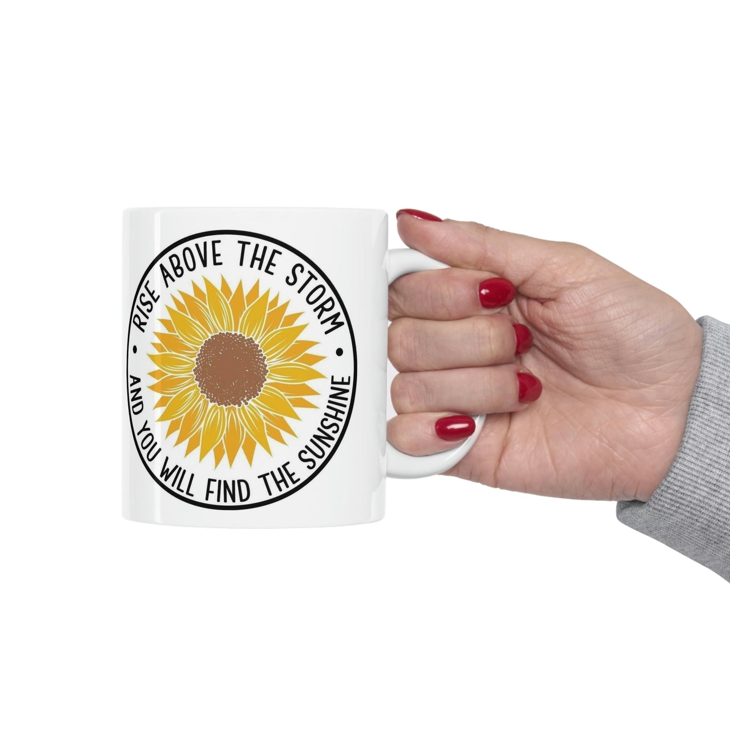 Rise Above Ceramic Mug 11oz