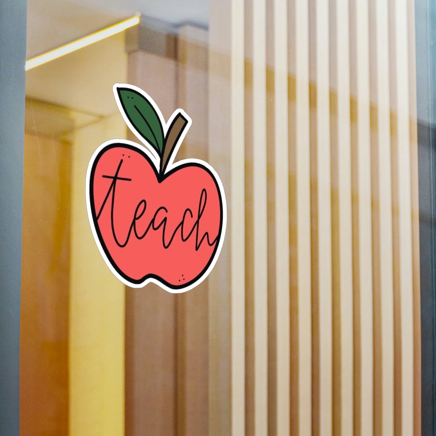 Teacher Apple Sticker