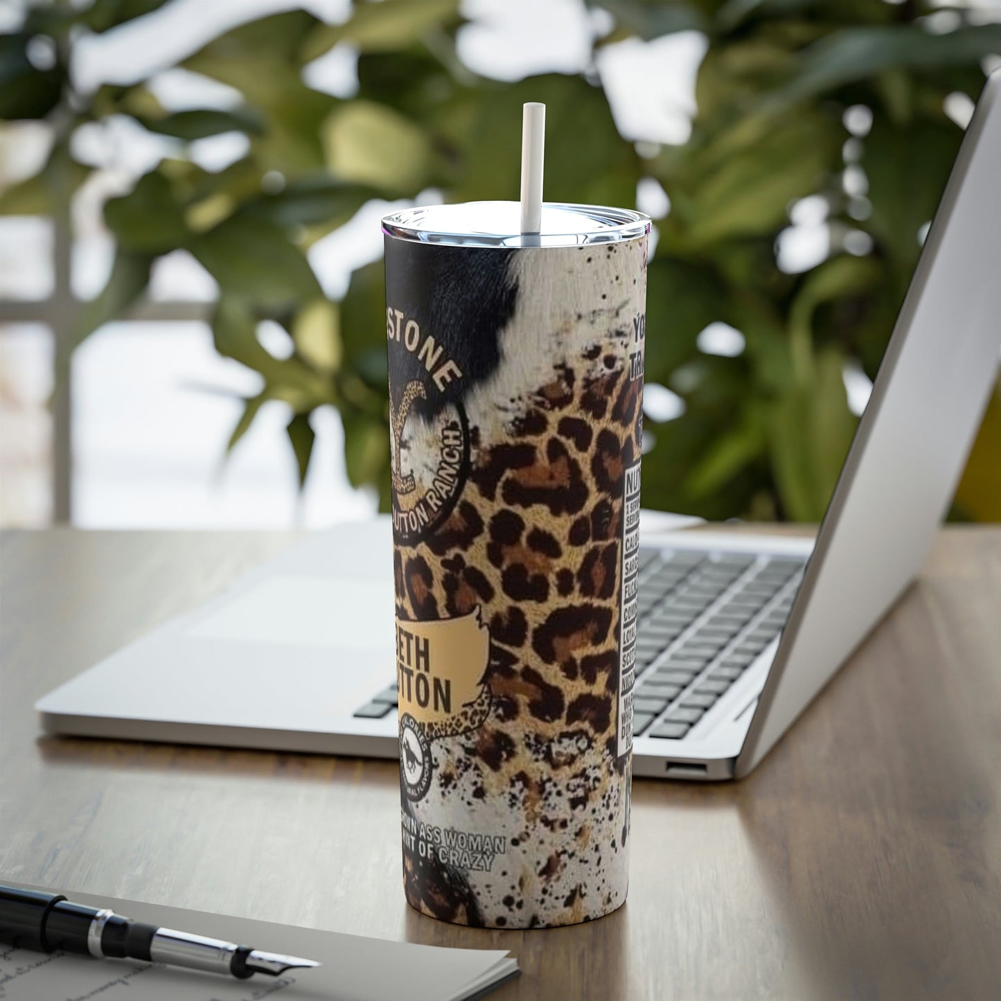 Beth Dutton Claw Skinny  Tumbler