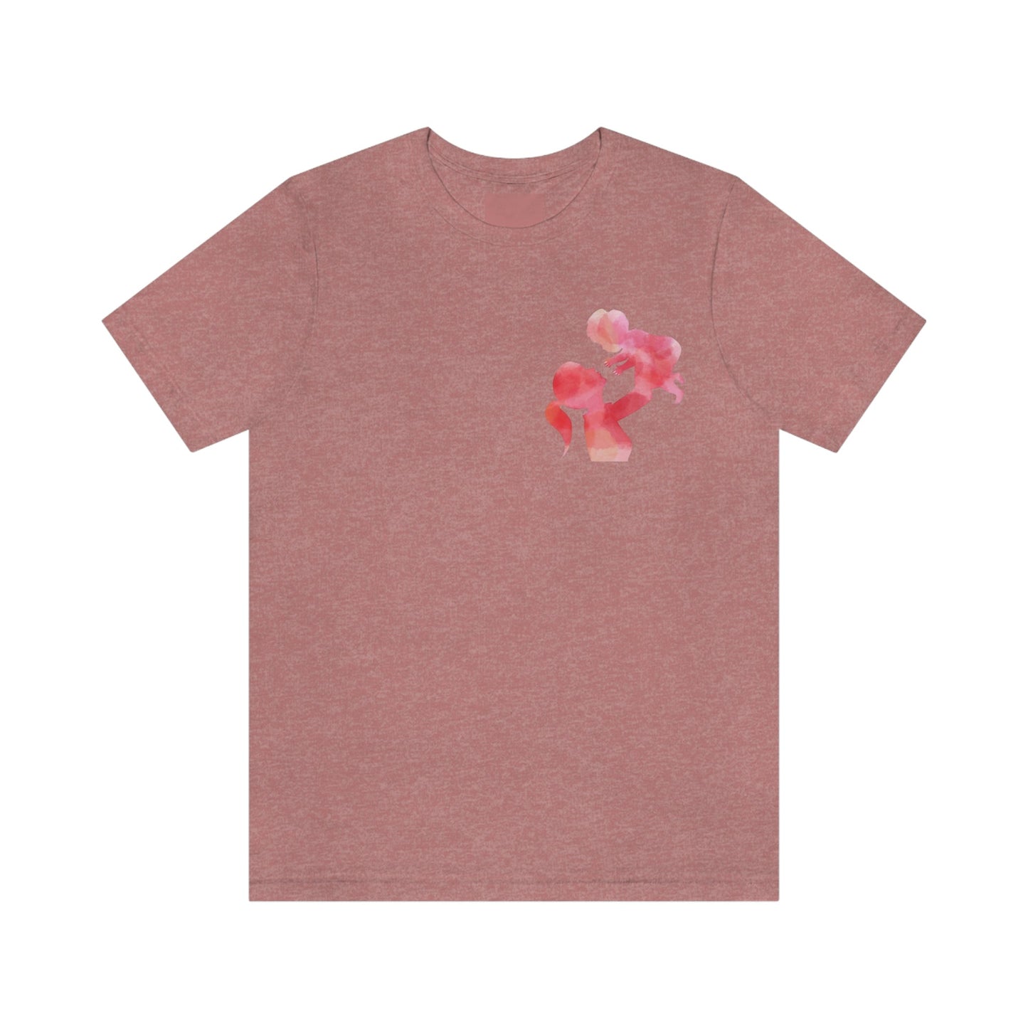 Pink Watercolor Mom Pocket