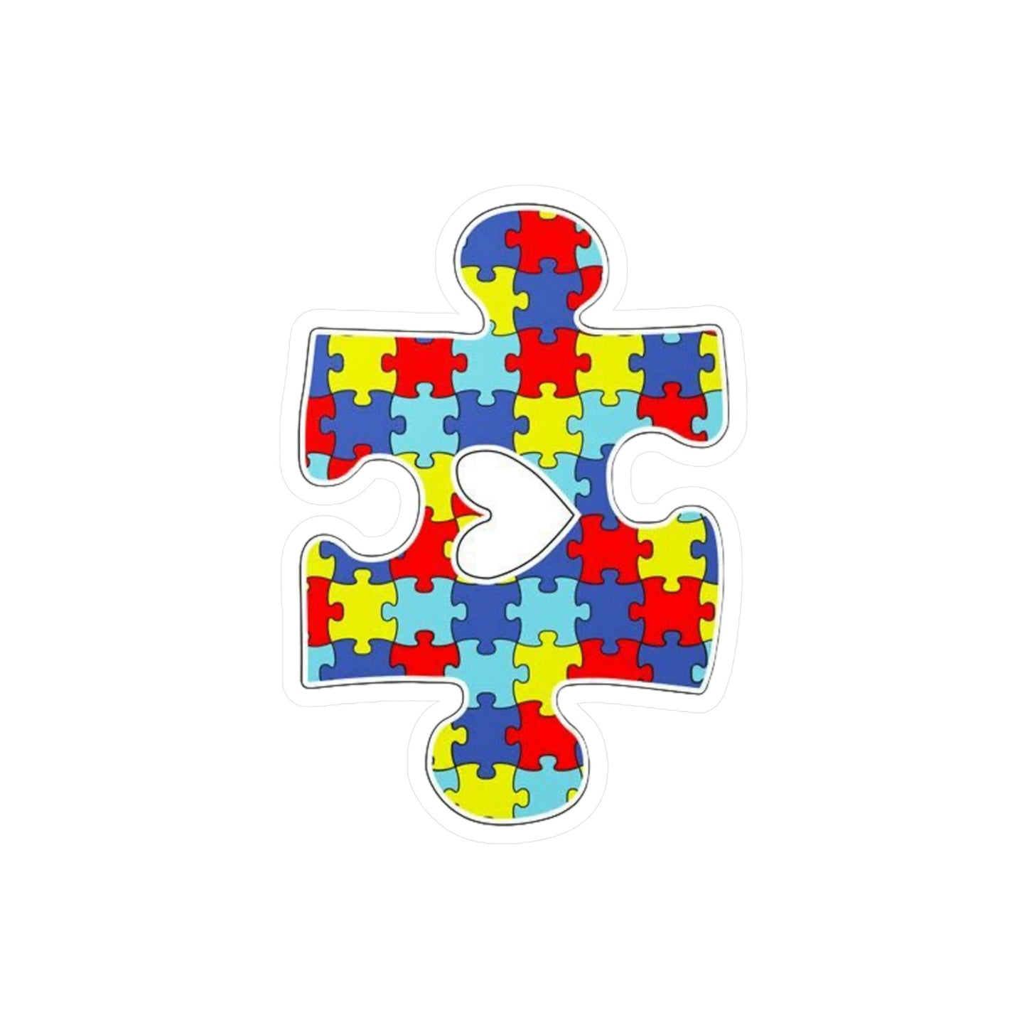 Autism Puzzle Piece Sticker