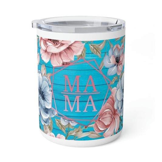 Blue Wood Mama- Insulated Coffee Mug, 10oz