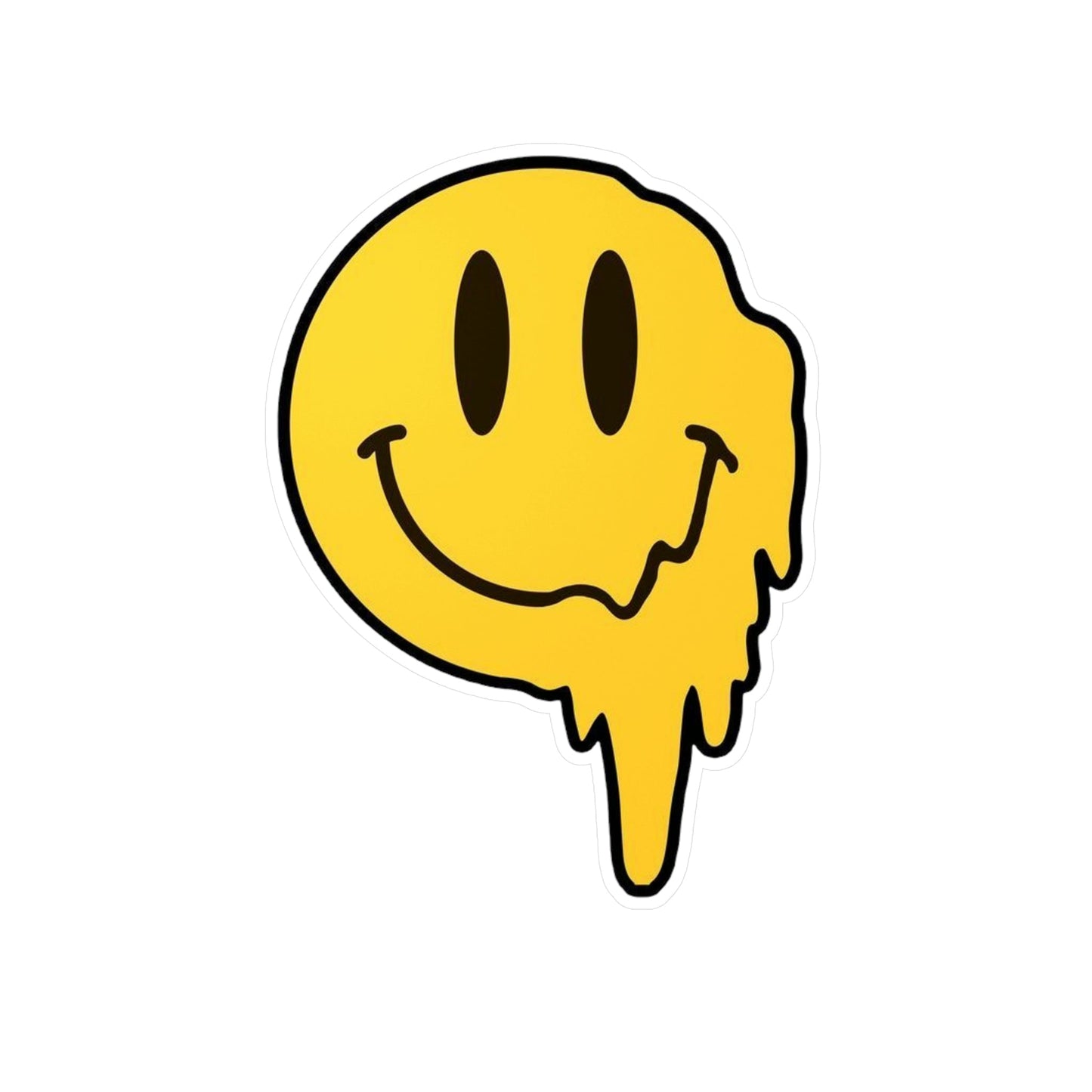 Melting Smiley Sticker