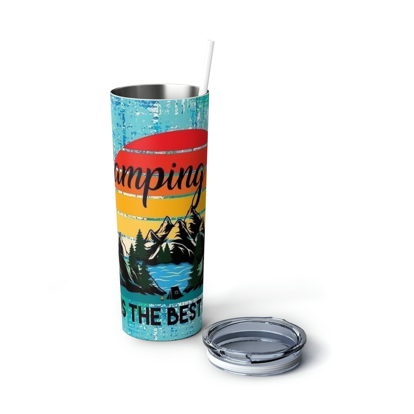 Camping Is The Best Life -Skinny Tumbler