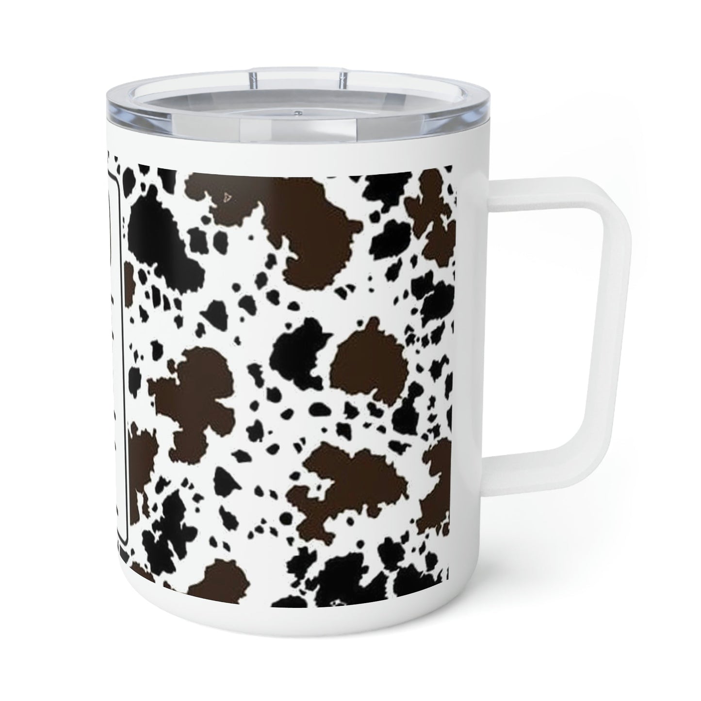 Cowhide Coffee- Insulated Coffee Mug, 10oz