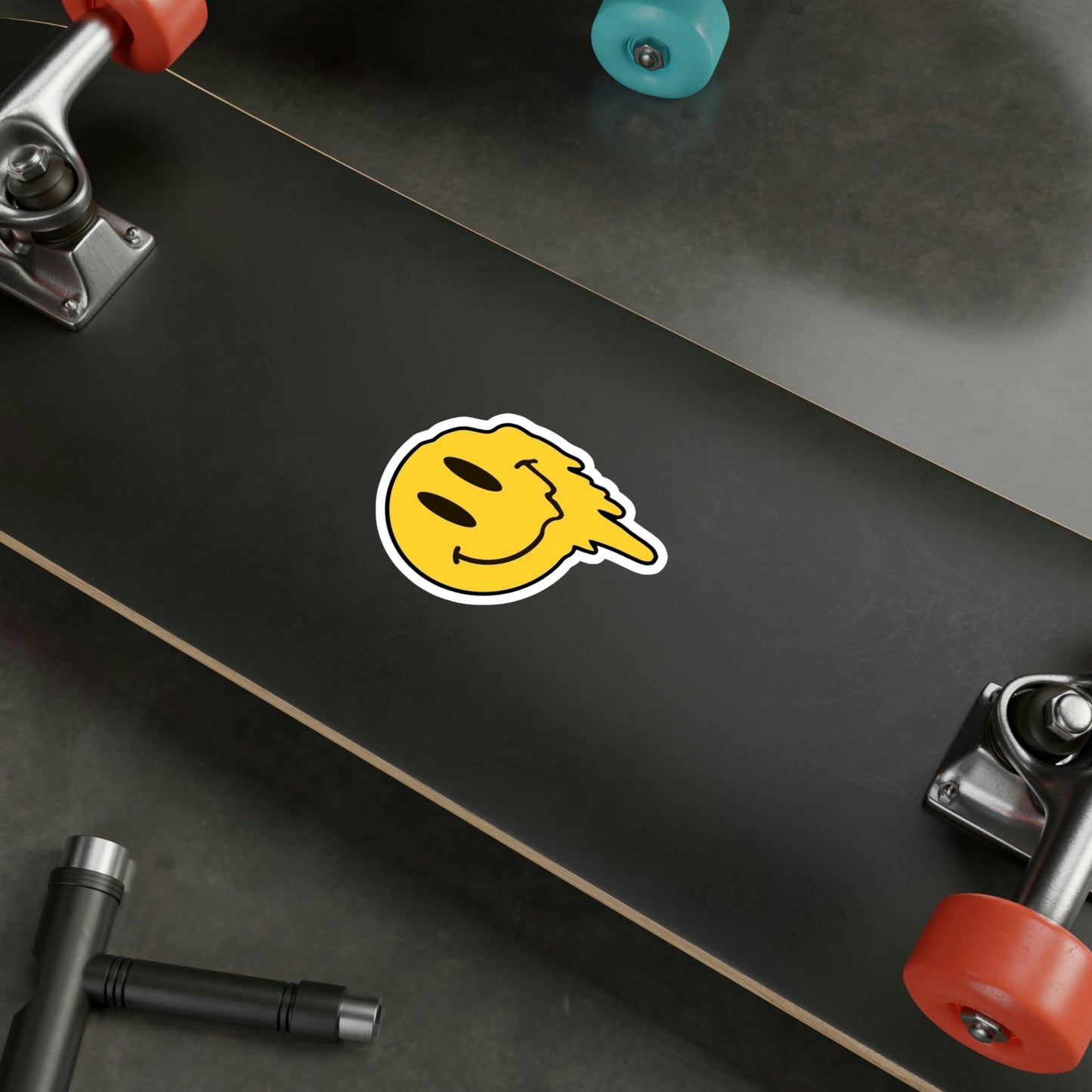 Melting Smiley Sticker