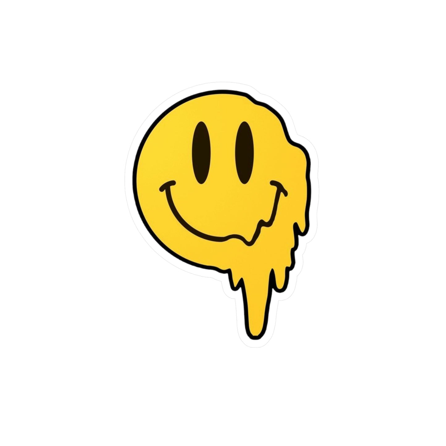 Melting Smiley Sticker