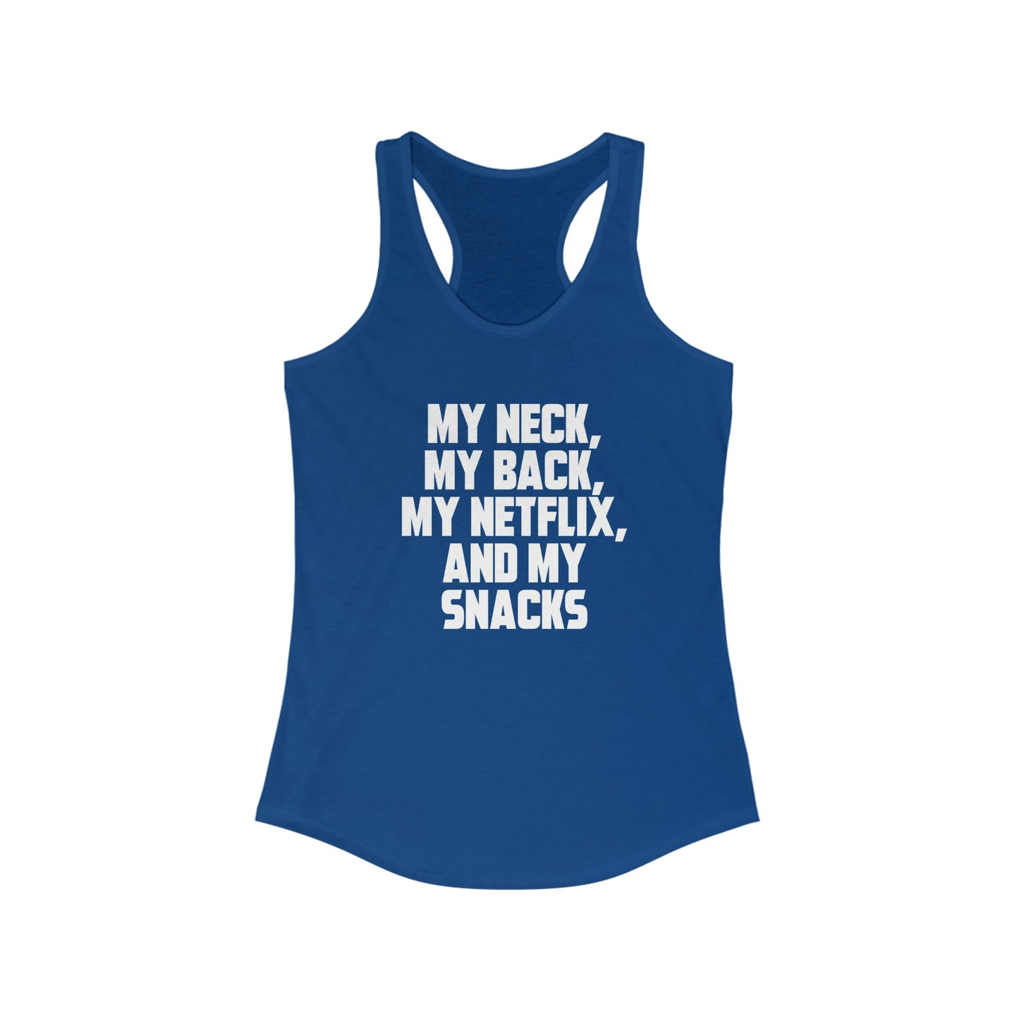 My Neck My Back Racerback Tank