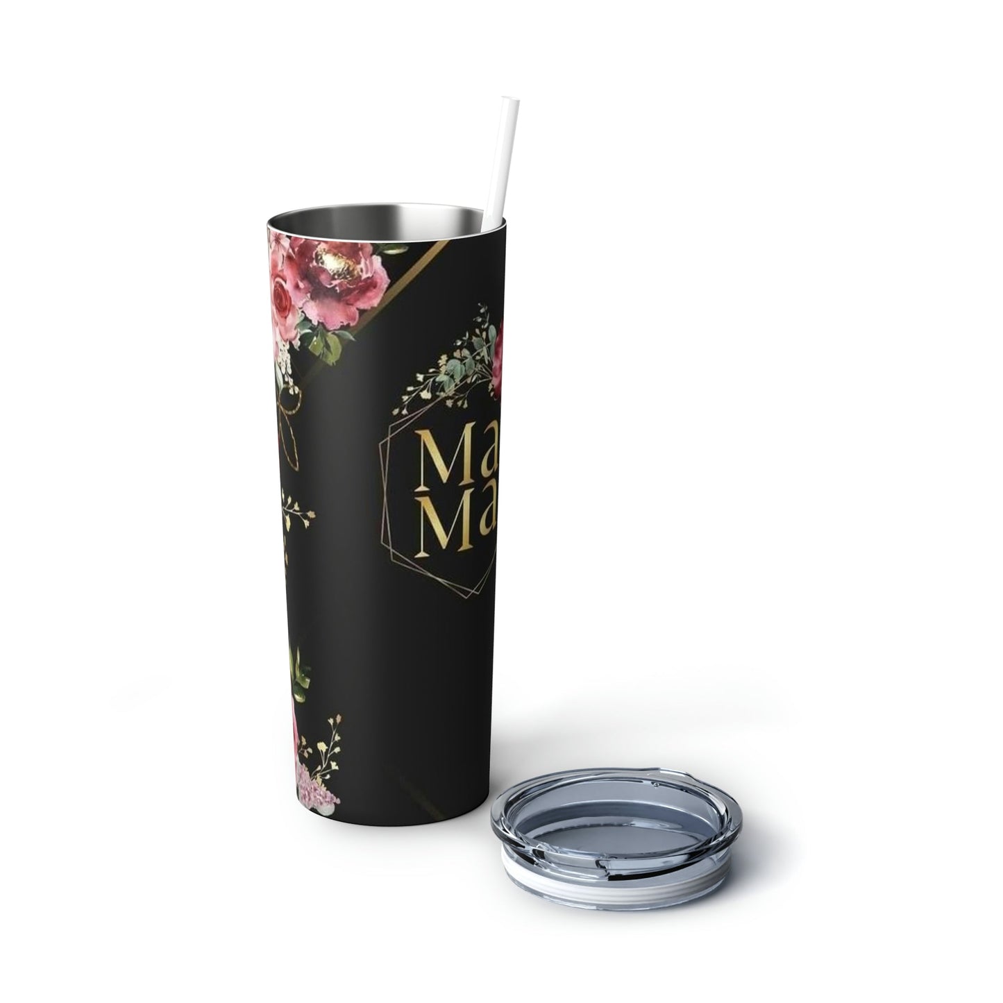 Floral Mama Skinny Tumbler