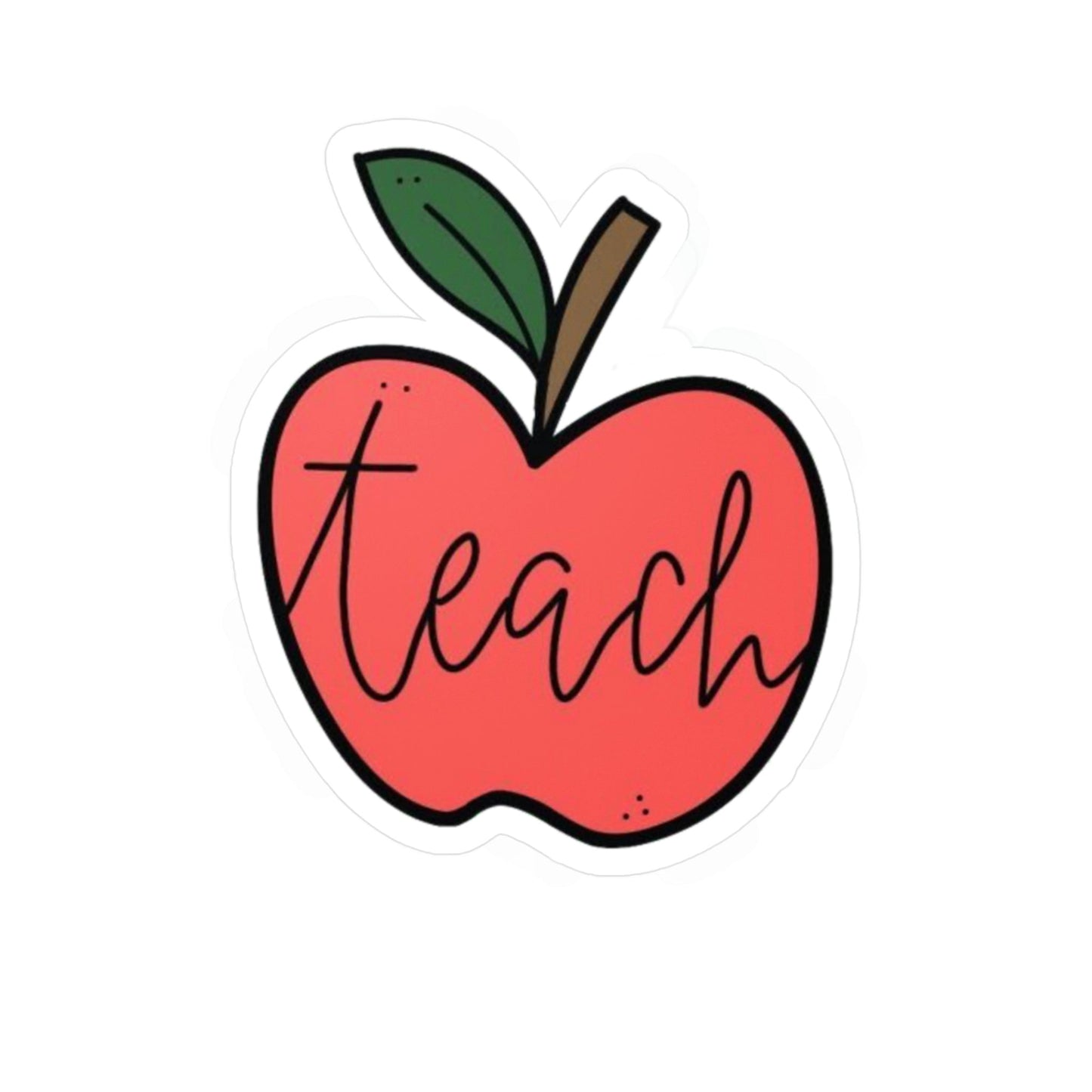 Teacher Apple Sticker