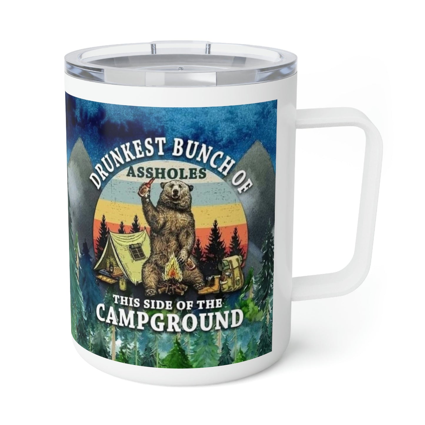 Drunkest Bunch - Insulated Coffee Mug, 10oz