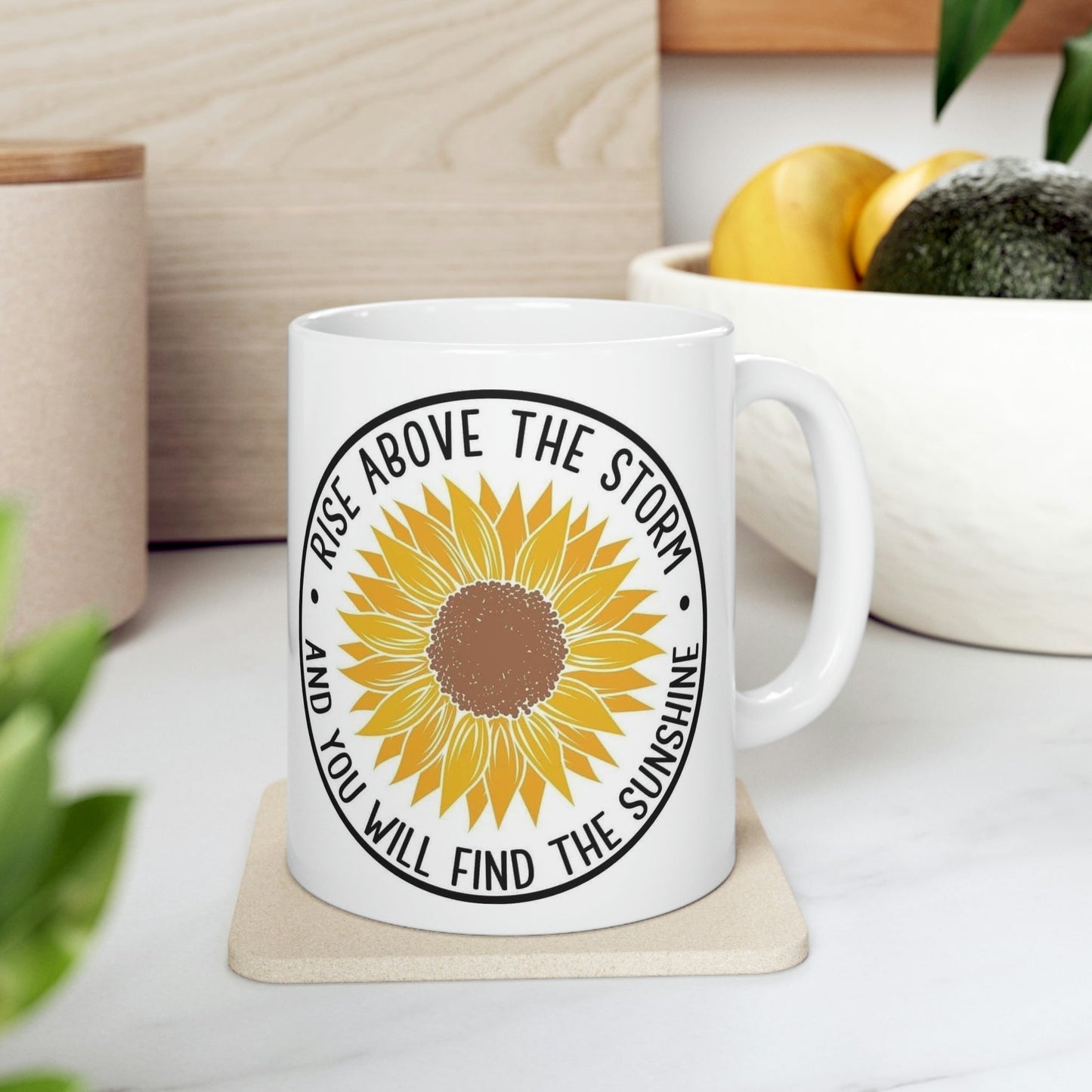 Rise Above Ceramic Mug 11oz