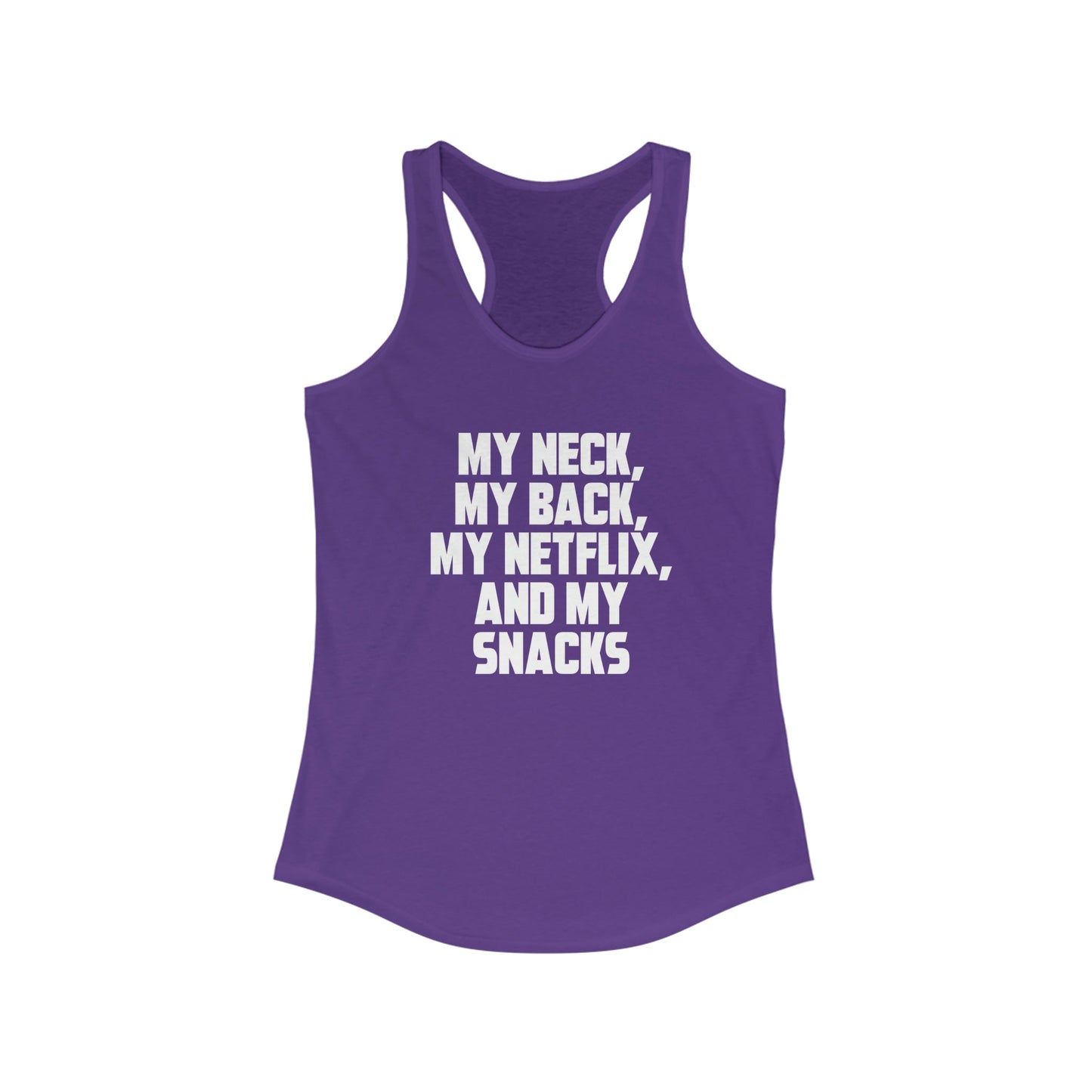 My Neck My Back Racerback Tank